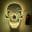 Neon Maske Led Skelett Halloween 6