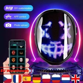 Bluetooth LED Maske 1