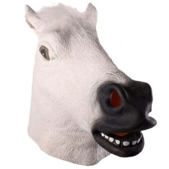 Pferdemaske Halloween Pferd Latex Maske Cosplay 5