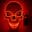 Neon Maske Led Skelett Halloween 9