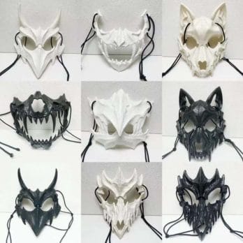 Japanese Anime Dragon Maske  1