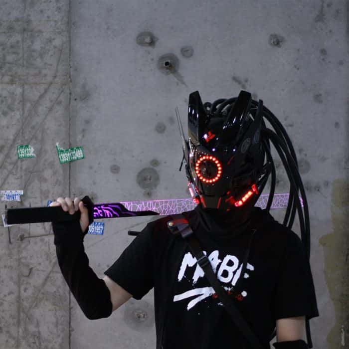 Cyberpunk Maske Cosplay Helm 5