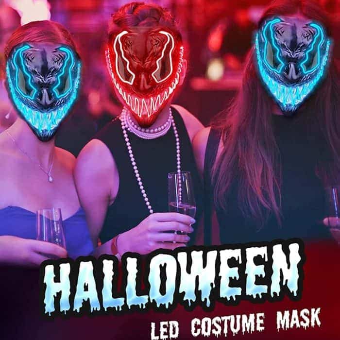LED Halloween Maske LED 2