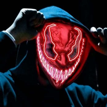 LED Halloween Maske LED 1