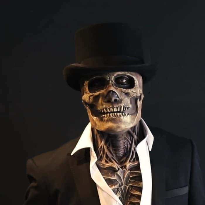 Halloween Skelett Maske 1