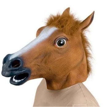 Pferdemaske Halloween Pferd Latex Maske Cosplay 2